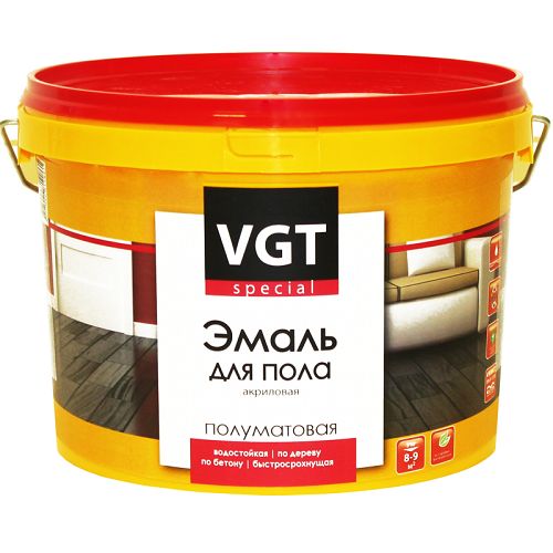 Эмаль для пола ВД-АК-1179, 0,23 кг, перламутр золото ВГТ (VGT)