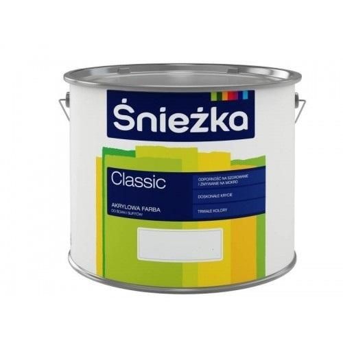 Краска латексная матовая для стен и потолков Sniezka Classic 0.94 л., база А Sniezka (Снежка)