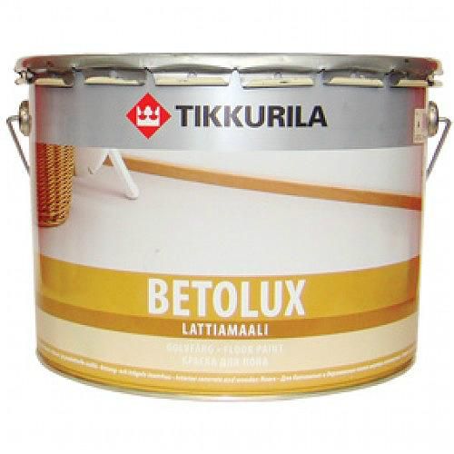 Краска уретано-алкидная для пола Betolux (Бетолюкс), База С 9 л. Tikkurila (Тиккурила)