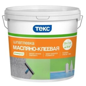 Шпатлевка масляно-клеевая Универсал, 1,5 кг ТЕКС (TEKS)