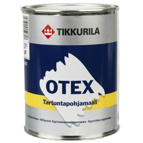 Грунтовка алкидная адгезионная Otex (Отекс), 0.9 л, белый Tikkurila (Тиккурила)