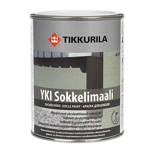 Краска матовая для цоколя Yuki (Юки), База С, 0.9 л. Tikkurila (Тиккурила)