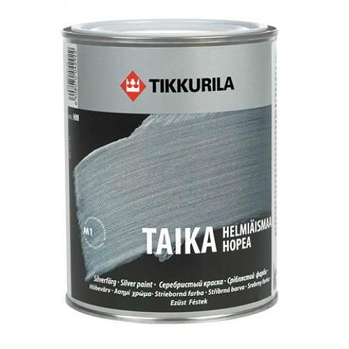 Краска перламутровая Taika (Тайка) КМ, 0.9 л., серебро Tikkurila (Тиккурила)
