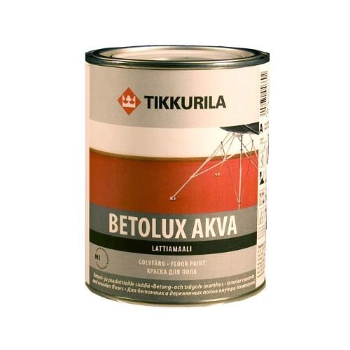 Краска полиуретано-акрилатная для пола Betolux Akva (Бетолюкс Аква), 2.7 л. Tikkurila (Тиккурила)
