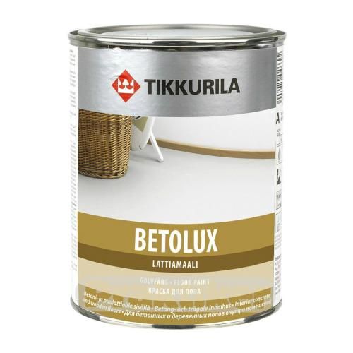 Краска уретано-алкидная для пола Betolux (Бетолюкс), 0.9 л. Tikkurila (Тиккурила)