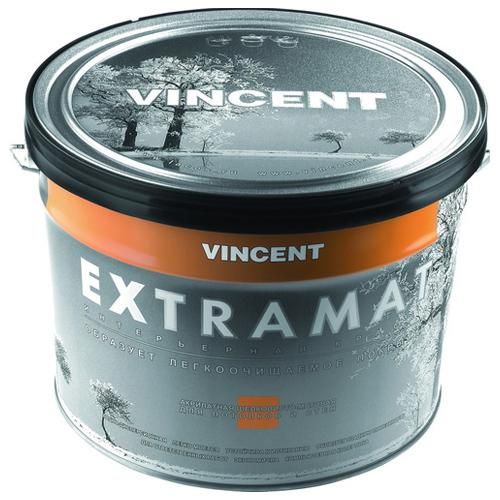 Краска универсальная Extramat, База А, 9 л, белый Vincent (Винсент)