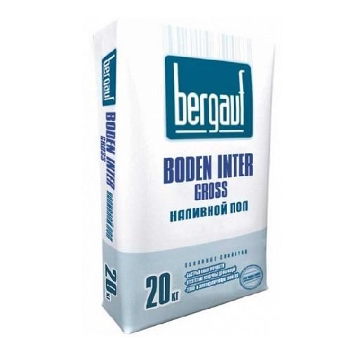 Пол наливной минеральный Boden Inter Gross 20 кг, Bergauf (Бергауф)